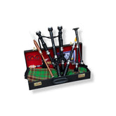 Bagpipe Full Practice Chanter Tara Murphy Tartan Silver Mouth with Hard Case