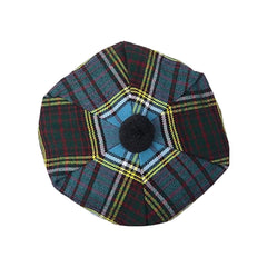 Men's Grey Watch TAM o' SHANTER Bonnet Beret Balmorals Tartan Tammy Hat