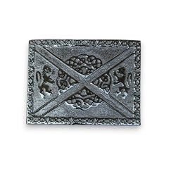 Scottish Men's Kilt Buckle Chrome Finish Belt Buckle