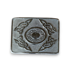 Scottish Men's Kilt Buckle Chrome Finish Belt Buckle