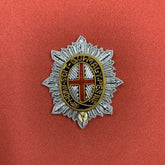 Coldstream Guards Officers Embroidered Cap Badge Handmade With Bullion And Wire