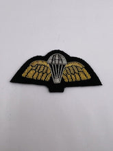 Mess Dress Para Wings Badge On Black Hand Embroidered Mess Dress Para Wings