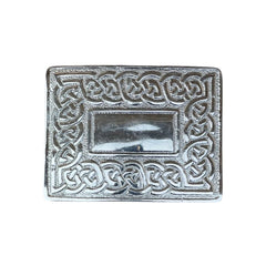 Kilt Belt Buckle Chrome Finish Scottish Belt Buckle