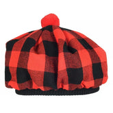 Men's Rob Roy TAM o' SHANTER Bonnet Beret Balmorals Tartan Tammy Hat