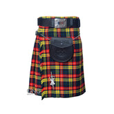 Men's Buchanan Tartan 5 Yard kilt 5 Pieces kilt outfit Highland wedding outfit