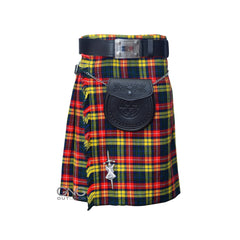 Men's Buchanan Tartan 5 Yard kilt 5 Pieces kilt outfit Highland wedding outfit