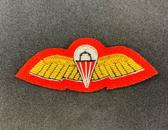 Special Forces Communicators Para Wing Hand Embroidered With Gold Bullion & Wire