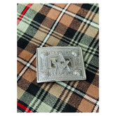 Scottish Masonic Badge kilt Belt Buckle Chrome Finish Celtic Belt Buckle