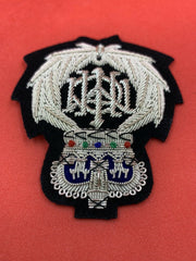 HMIC Inspectorate of Constabularies Silver Hat Badge Hand Embroidered Cap Badge