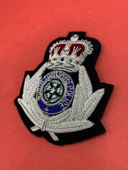 Queensland Police Commissioner Cap Badge Australian Police Embroidered Cap Badge