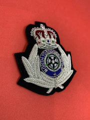 Queensland Police Commissioner Cap Badge Australian Police Embroidered Cap Badge
