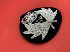 North Yorkshire Police Cap Badge British Police Hand Embroidered Bullion Wire Hat Badges
