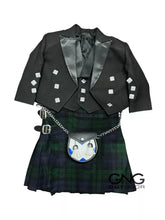 Scottish Baby Kilt Jacket Outfit Kids Kilt set included Jacket + Sporran + Kilt