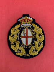 City Of London Police Hand Embroidered Bullion Wire Blazer Badge