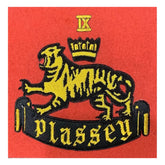 9 (Plassey) Battery Royal Artillery Hand Embroidered Bullion Wire Frame Badge