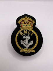 RNLI Coxswain Cap Badge RNLI Hand Embroidered Bullion And Wire Cap Badge