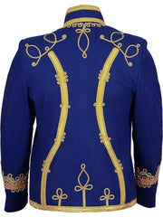 Napoleonic Hussar Wool Military uniform jacket Handmade Scottish Tunic Jacket