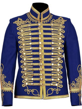 Napoleonic Hussar Wool Military uniform jacket Handmade Scottish Tunic Jacket