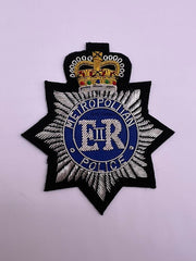 Metropolitan Police Hand Embroidered Bullion Wire Blazer Badge Police Blazer Badges