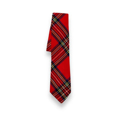 Men's Scottish Royal Stewart Tartan Tie Formal Tie For Wedding