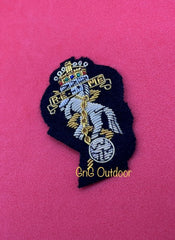 King’s Crown REME Officer’s Beret Badge REME Embroidered Bullion Wire Cap Badge