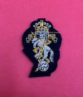 King’s Crown REME Officer’s Beret Badge REME Embroidered Bullion Wire Cap Badge