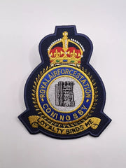 RAF Coningsby Station Badge Royal Air Force Squadron Machine Embroidered Patches