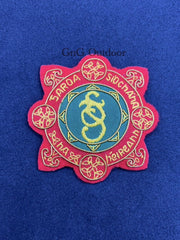 Garda Siochana Cap Badge Irish Police Embroidered Bullion Wire Hat Badge