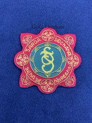 Garda Siochana Cap Badge Irish Police Hand Embroidered Bullion Wire Hat Badge