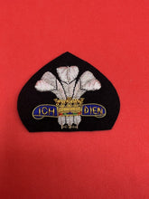 Royal Regiment Of Wales Cap Badge RROW Hand Embroidered Bullion Wire Cap Badge