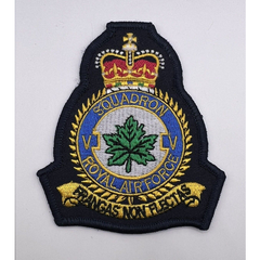 Royal Air Force V Squadron Badge RAF Squadrons Machine Embroidered Patch