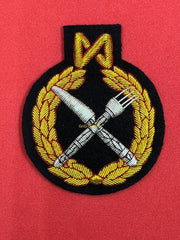 Custom Hand Embroidered Bullion Blazer Badge | Custom Club Crest Badge | Golf Football Cricket University School Logo