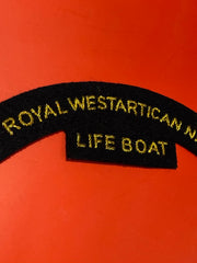 Royal Westarctican Navy Life boat Hand Embroidered Shoulder Flashes Pairs