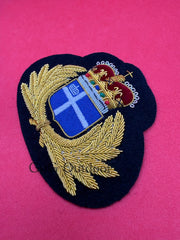 Royal Westarctican Navy Hand Embroidered Hat Badge