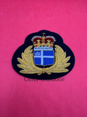 Royal Westarctican Navy Hand Embroidered Hat Badge