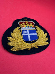 Royal Westarctican Navy Hand Embroidered Hat Badge