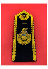 Air Vice Marshall Epaulette RAF Regiment Embroidered Flat Shoulder Epaulette
