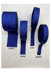 Masonic Regalia Apron Ribbon Royal Blue Moire Effect Ribbon Royal Blue Craft Apron Ribbon Sold As 5 Meter Length