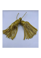 Twisted Bullion Hat Tassels Handmade Church Decoration Tassels Available In Gold And Silver Paris.