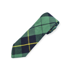 Men’s Scottish Wallace Hunting Ancient Tartan Tie – Traditional Highland Formal Necktie for Weddings