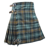 Men's 8-Yard Gordon Weathered Tartan Kilt | Traditional Highland Wear