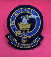 Matheson Blazer Badge Matheson Hand Embroidered Bullion Wire Clan Blazer Badge