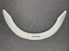 Silver Bullion Wire Officer Hat Peak 20mm Silver Embroidered Uniform Cap Peak