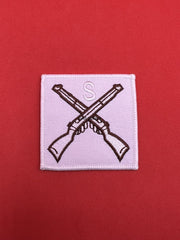 Sniper Rifles SAA Qualification Patch Machine Embroidered Sniper Rifle TRF