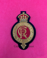 His Majesty King Charles III CIIIR Blazer Badge Hand Embroidered Gold Bullion Wire Royal Crest Insignia