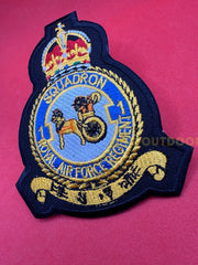 King’s Crown Royal Air Force No 1 Squadron Badge RAF Machine Embroidered Patch