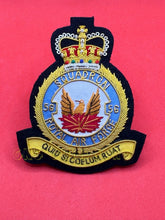 Royal Air Force 56 Squadron Badge RAF Embroidered Bullion Wire Blazer Badge