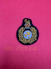 King’s Crown Royal Marines Commandos Hand Embroidered Bullion Wire Beret Badge