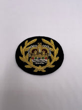 King’s Crown WO2 Crown And Wreath Mess Dress Badge WO2 Gold Embroidered Crown