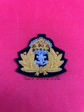 King’s Crown Royal Navy Officer’s Hat Badge Navy Hand Embroidered Cap Badges